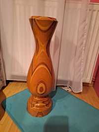 vaza lemn esenta tare inaltime 58 cm