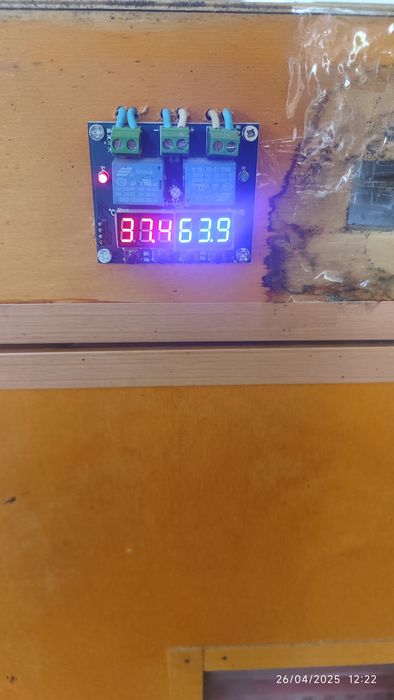 Inkubator 19 kundan keyin joʻja ochirish uchun yani raddom inkubator