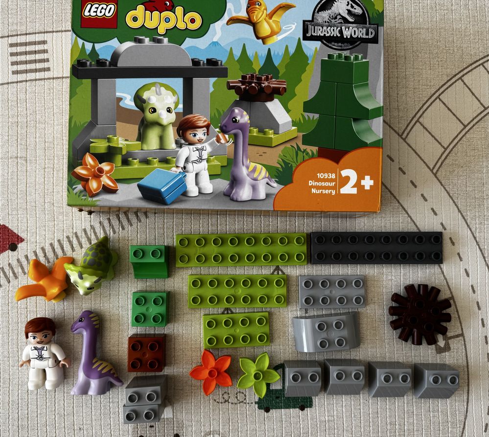 Lego Duplo Jurassic World 10938 и 10939