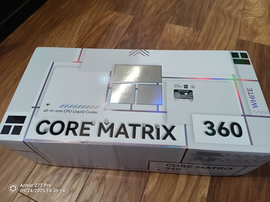Водно охлаждане за процесор AIO Thermalright Core Matrix 360 White
