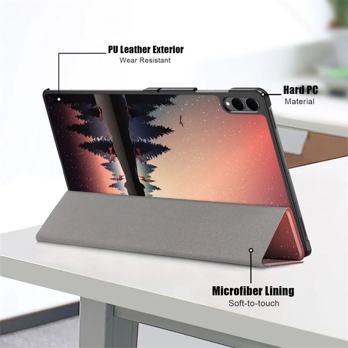 Samsung Galaxy Tab S11 Ultra 14.6" 2025 / Кожен смарт калъф за таблет