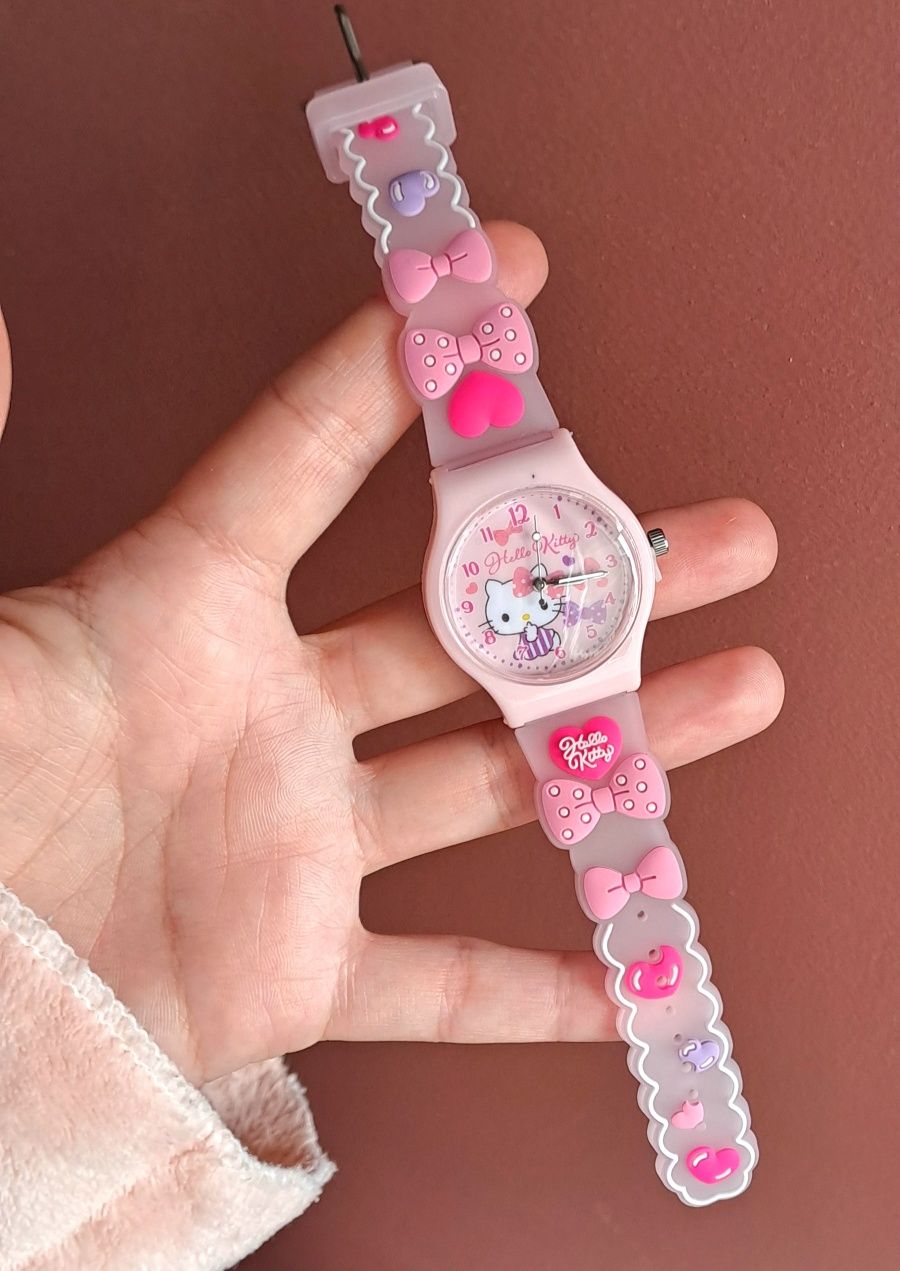 Ceas roz Hello Kitty super drăgălaș ceas fete ceas copii