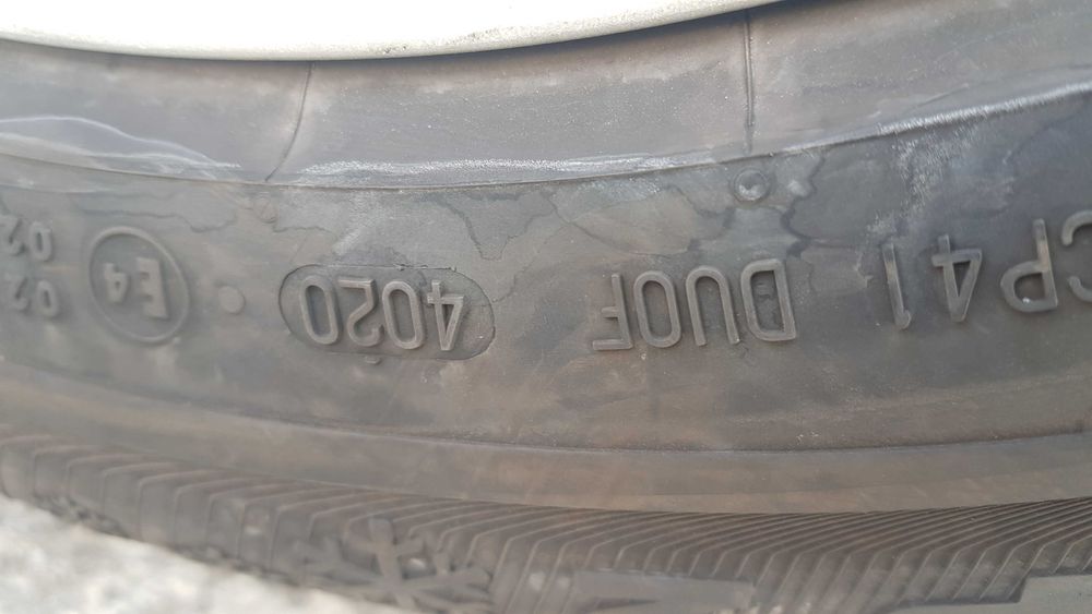 Алуминиеви джанти 17" с зимни гуми Семперит 225 х 60 х 17 за BMW.