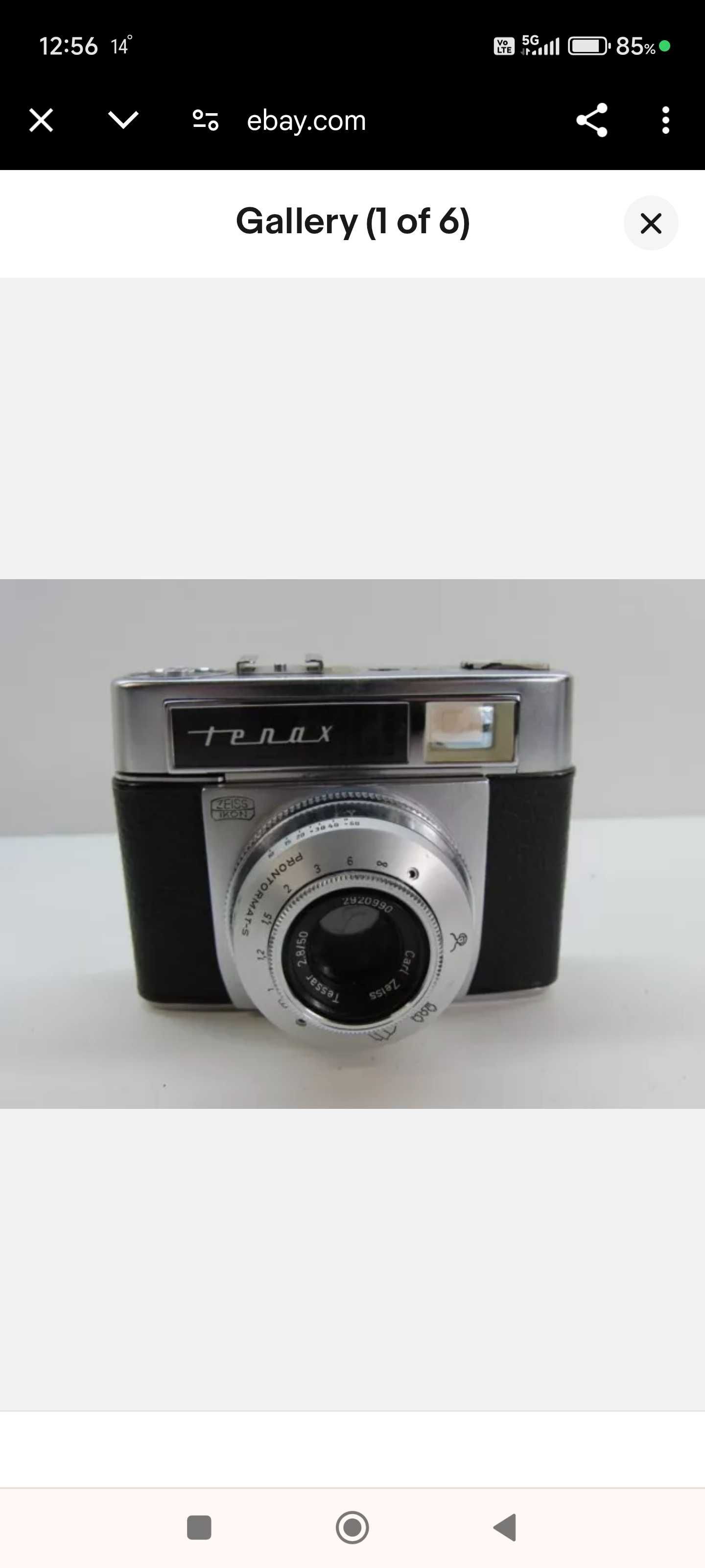 Продавам Vintage Zeiss Ikon Tenax Automatic 35mm Film Camera - Tessar