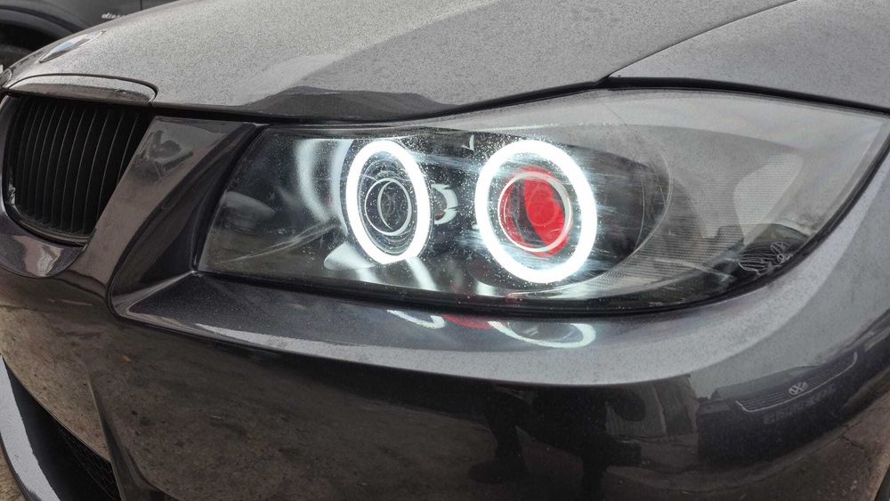 Kit Lupe Bixenon + kit Led 120W+Angel eyes LED Cotton BMW E90/E91/E92