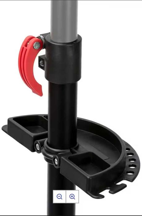 Stand pentru reparatii biciclete cu suport pentru scule
