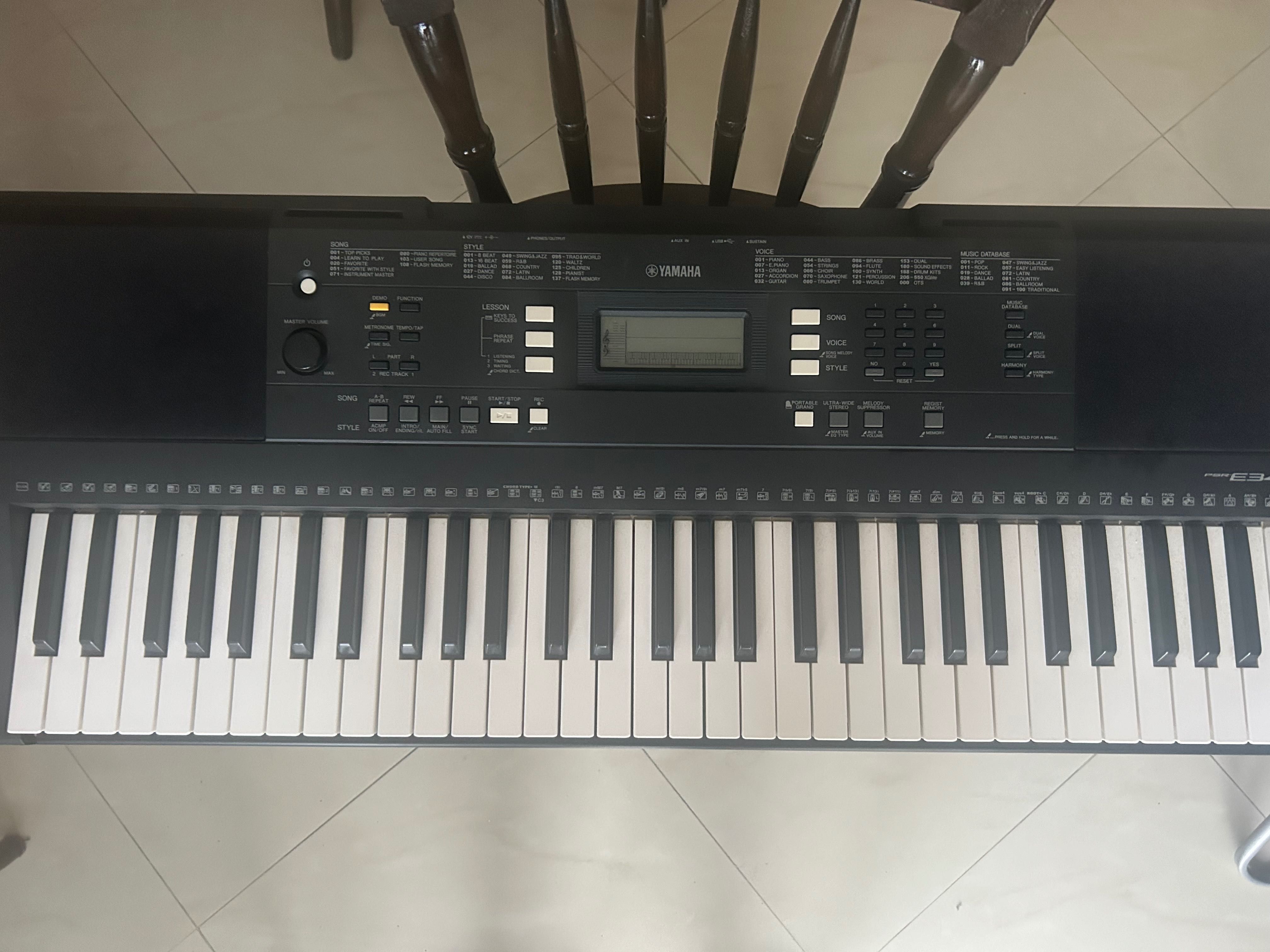 Синтезатор-Yamaha psr E343