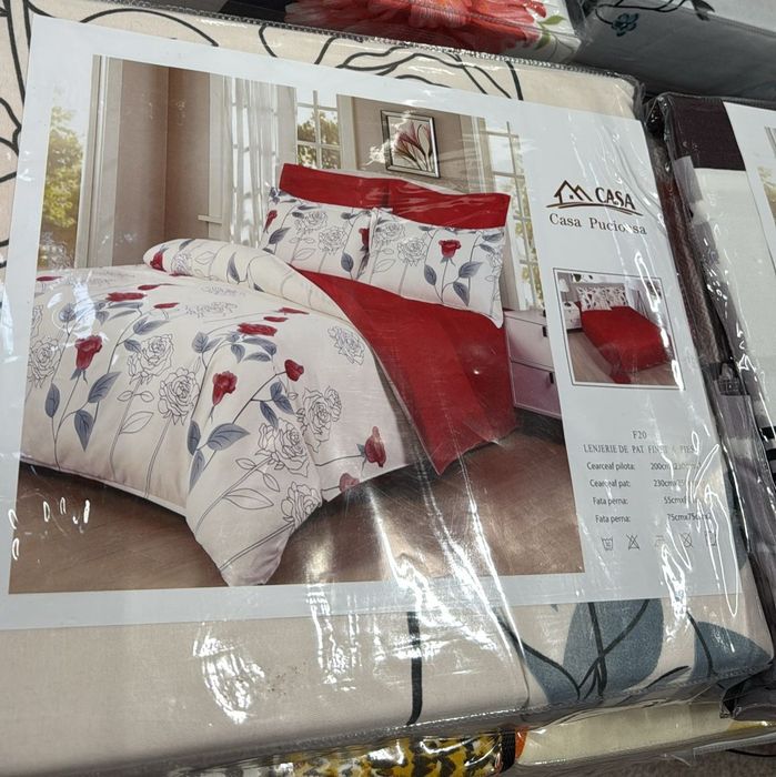 Lenjerie de pat 6 piese Casa Pucioasa