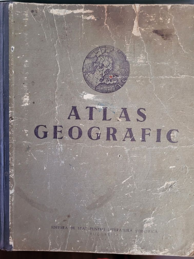 Atlas geografic 1953 și Glob pamantesc