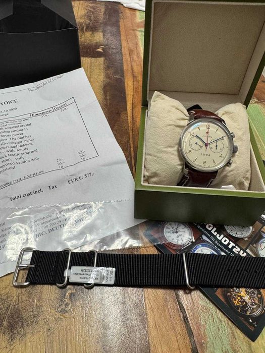 Ceas Red Star Chronograph Seagull Chinese Airforcewatch ST19