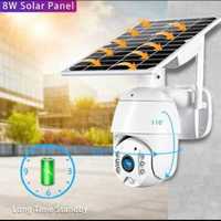 Camera supraveghere wireless, panou solar, 1080p, 355°, infrarosu