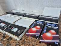 Vând 9 casete video VHS Gold star&Watson originale 240min. Cu filme