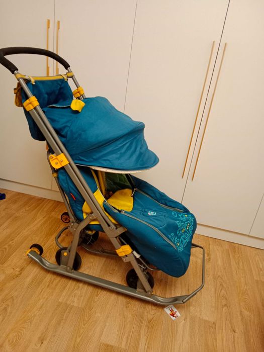 Санки коляска зимние