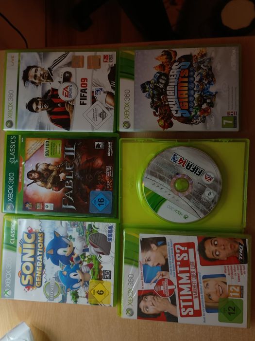 Vând un Xbox360 complet plus un portal Skynlan plus joculder