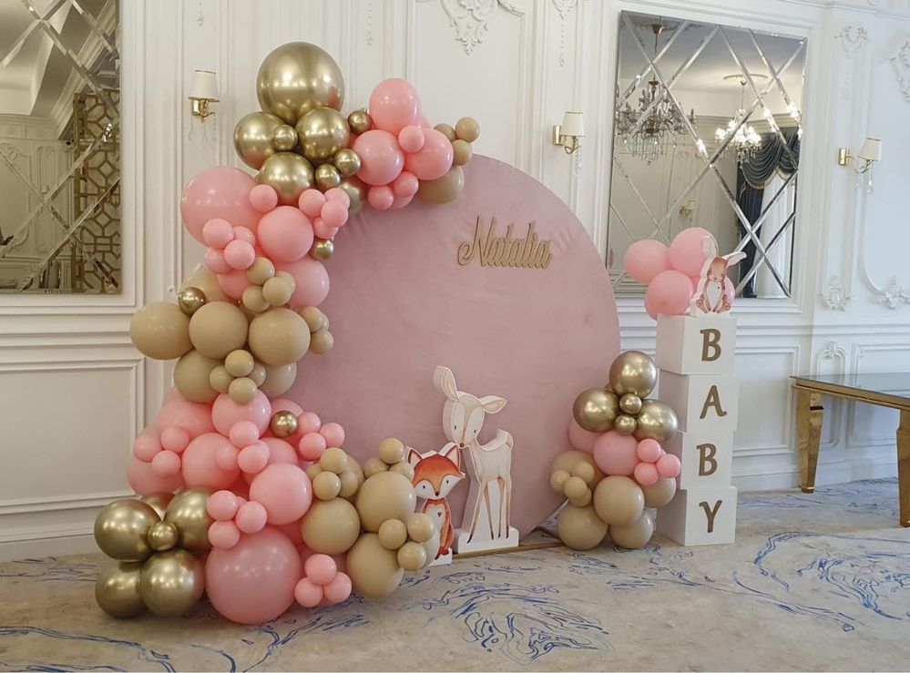 Decor Baloane Barbie Majorat Botez Aniversare