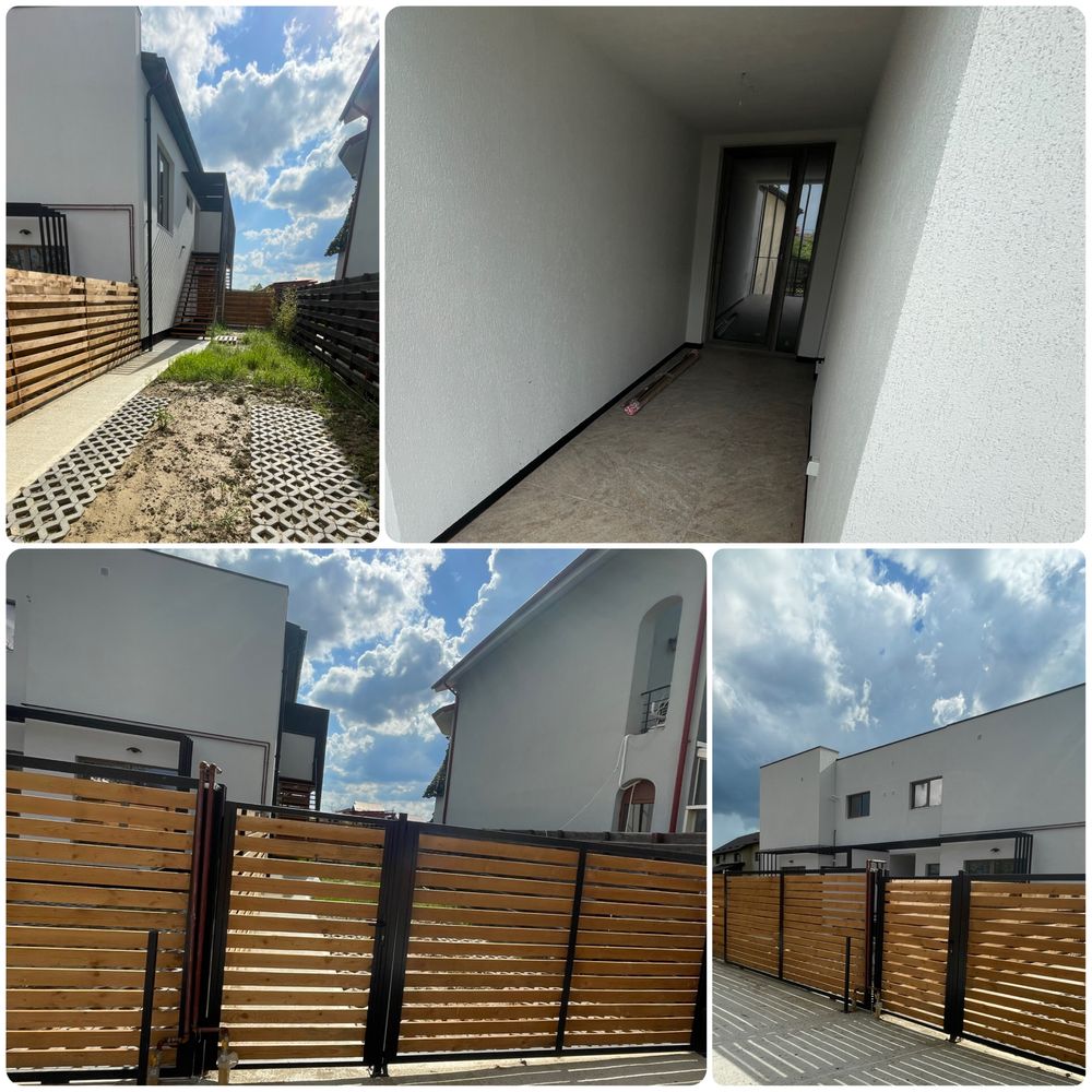 Apartamente cu două camere finalizate , grădină  proprie si parcare