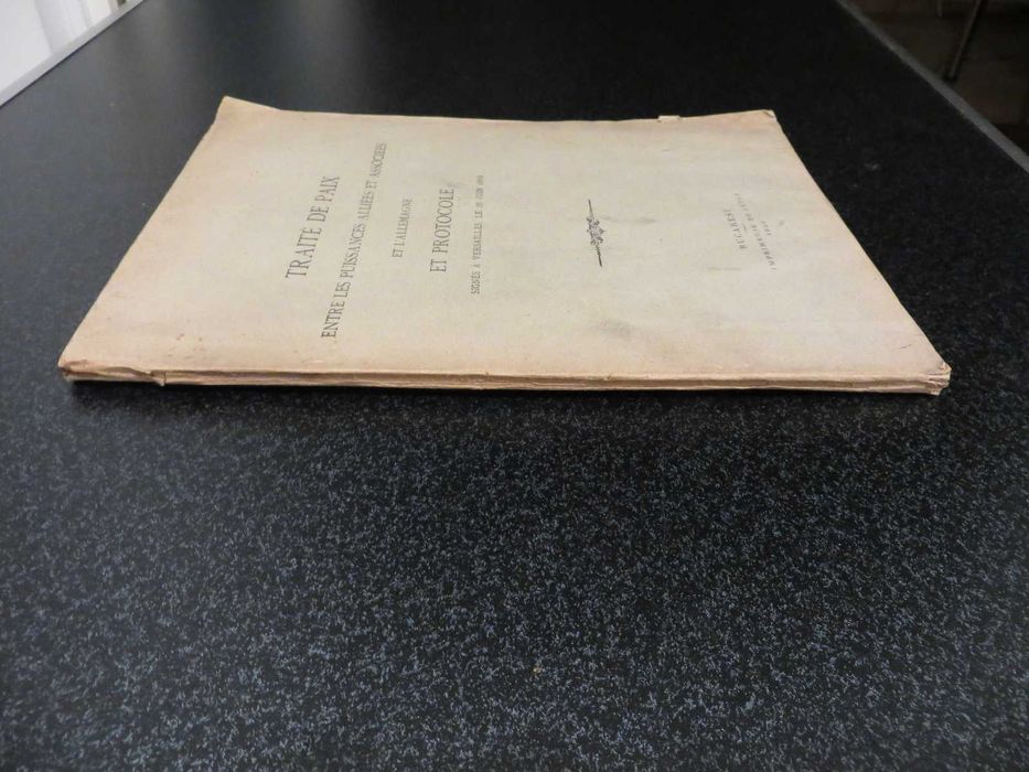 Tratat de pace intre puterile aliate si Germania  Versailles 1919