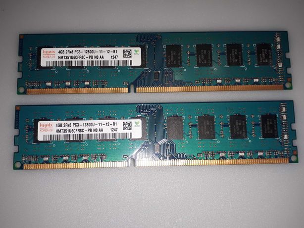 Kit memorii DDR3 desktop 8GB 2x4GB Hynix 1600MHz