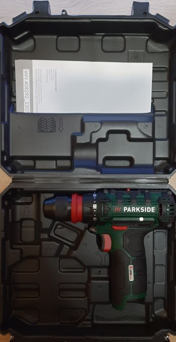 Masina de însurubat si gaurit cu acumulator 12 V-PBSA, Parkside, Nou!