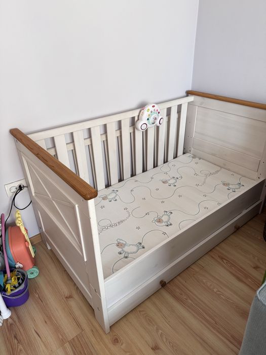 Pătuț Iris pentru Bebe și Junior (Adolescent) , Lemn Masiv