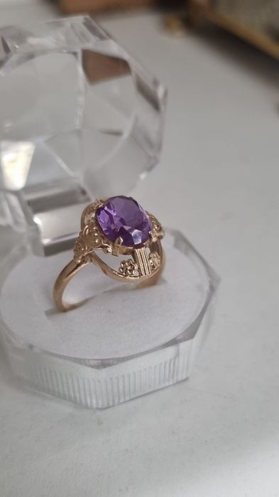 Vintage оригинален Съветски златен пръстен СССР