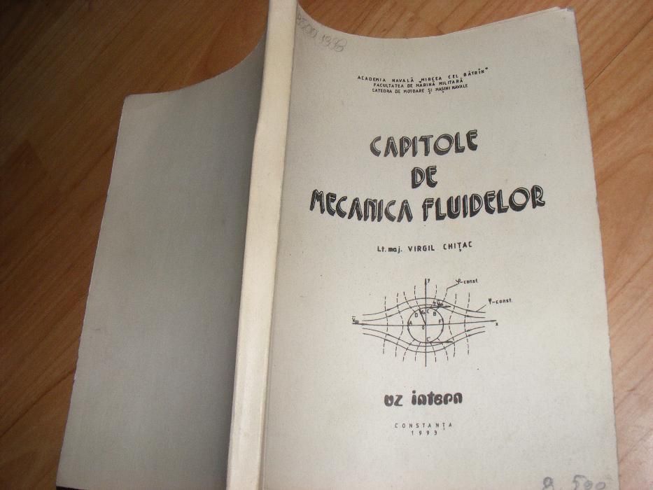 capitole de mecanica fluidelor,1993,lt.maj.Virgil Chitac,Academia Nav
