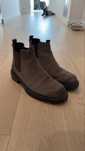 Cizme ghete piele intoarsa 44