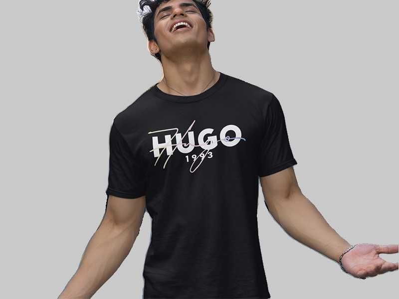 Тениски HUGO BOSS принт Нови модели!