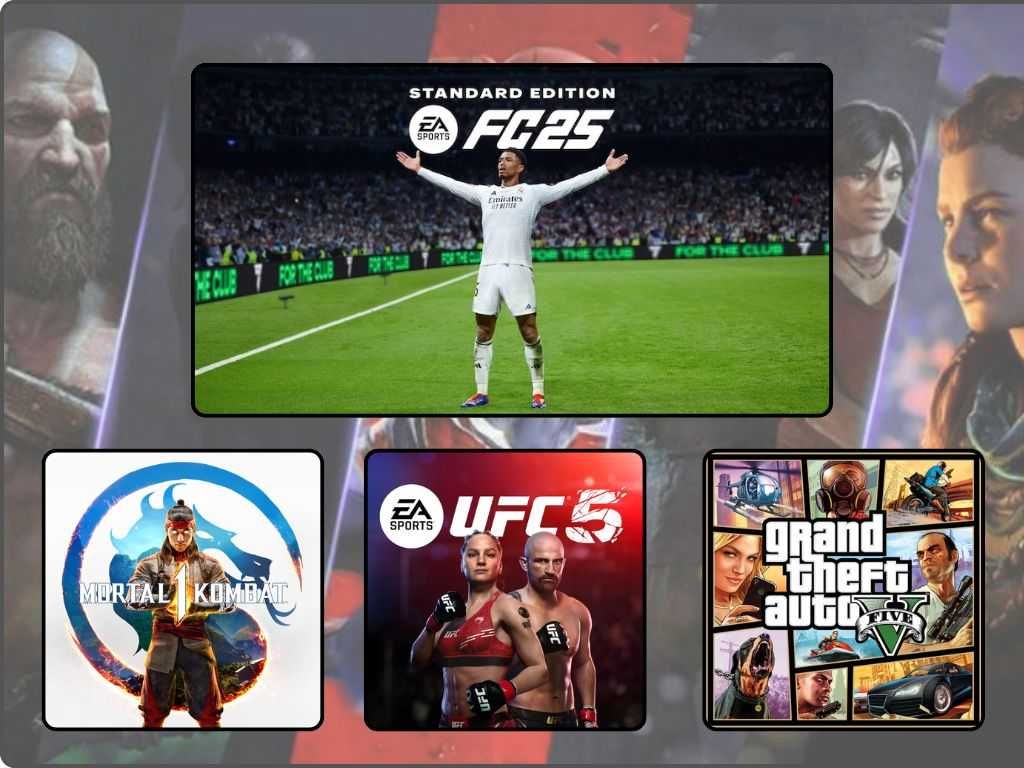 Продажа ИГР на PS4 и PS5 Установка Ойын Орнату PlayStation 4/5 KASPI