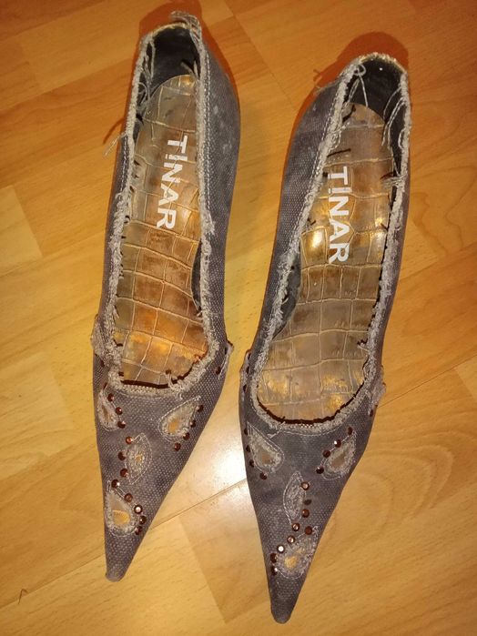 Pantofi casual cu toc, 39, Tina R