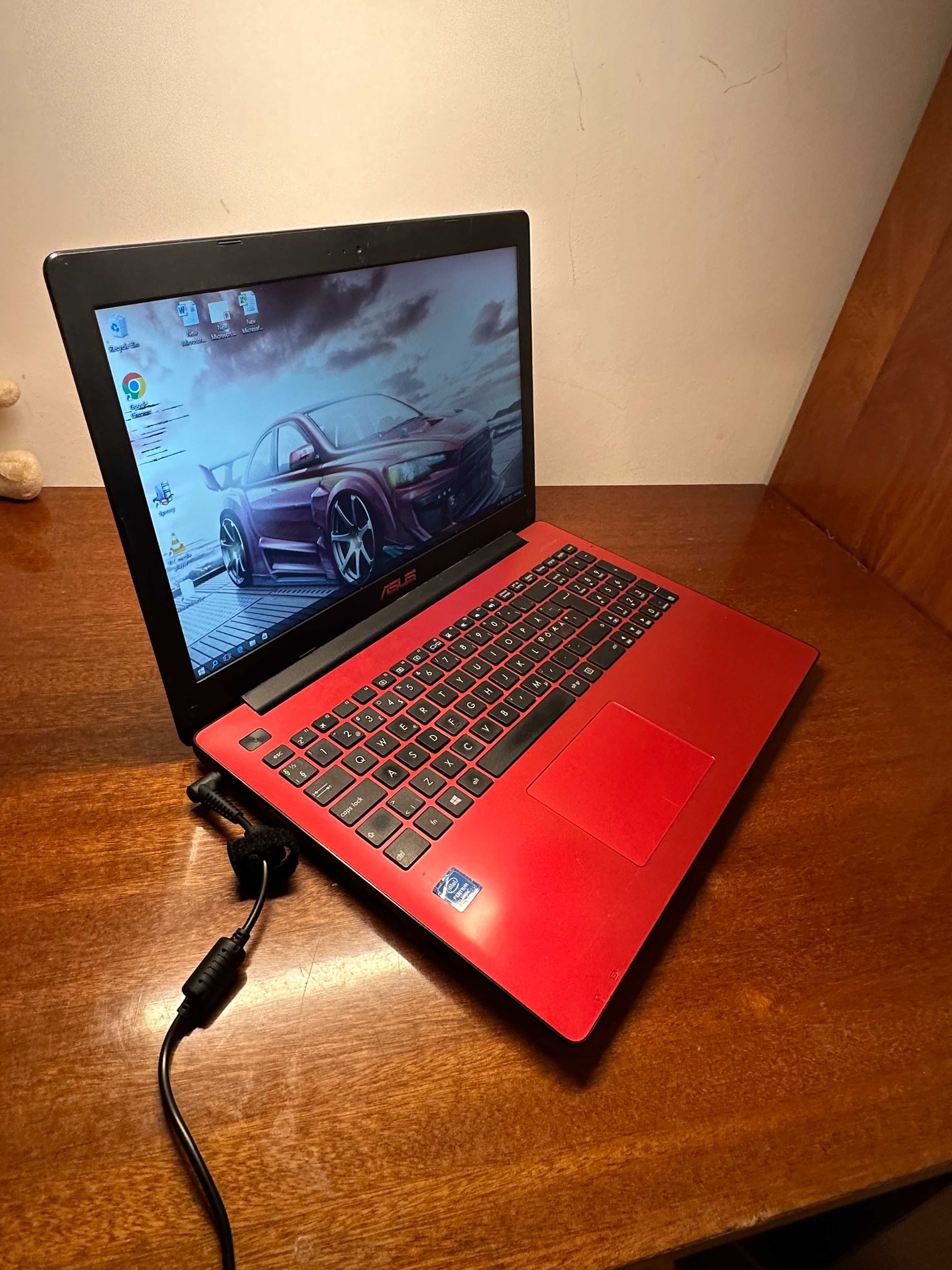 laptop asus x553s, rosu, intel pentium, ram 8 gb, windows 10