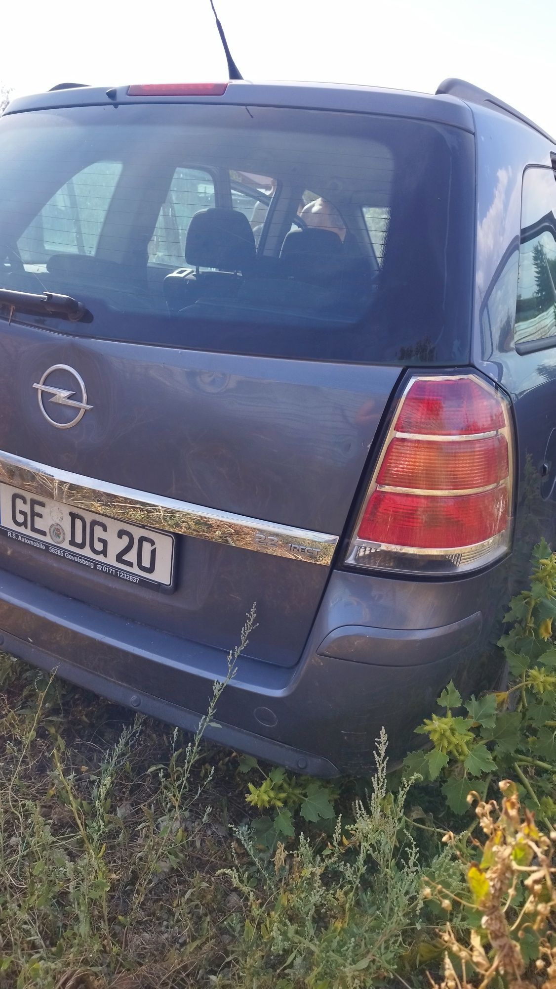 Opel zafira Б 2.2 бензин на части