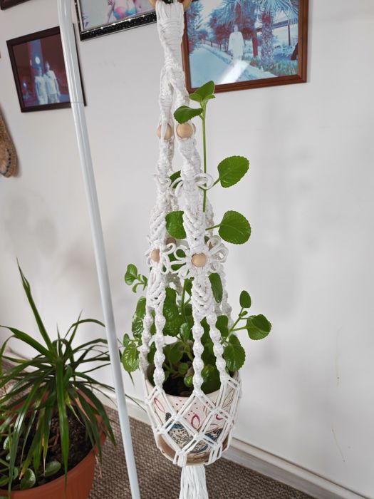 Кашпо для цветов ручная работа