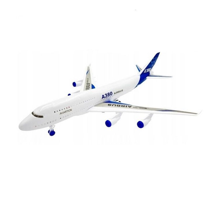 Механичен самолет AIRBUS A380 с музика и светлини