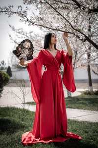 Платье-кимоно в прокат