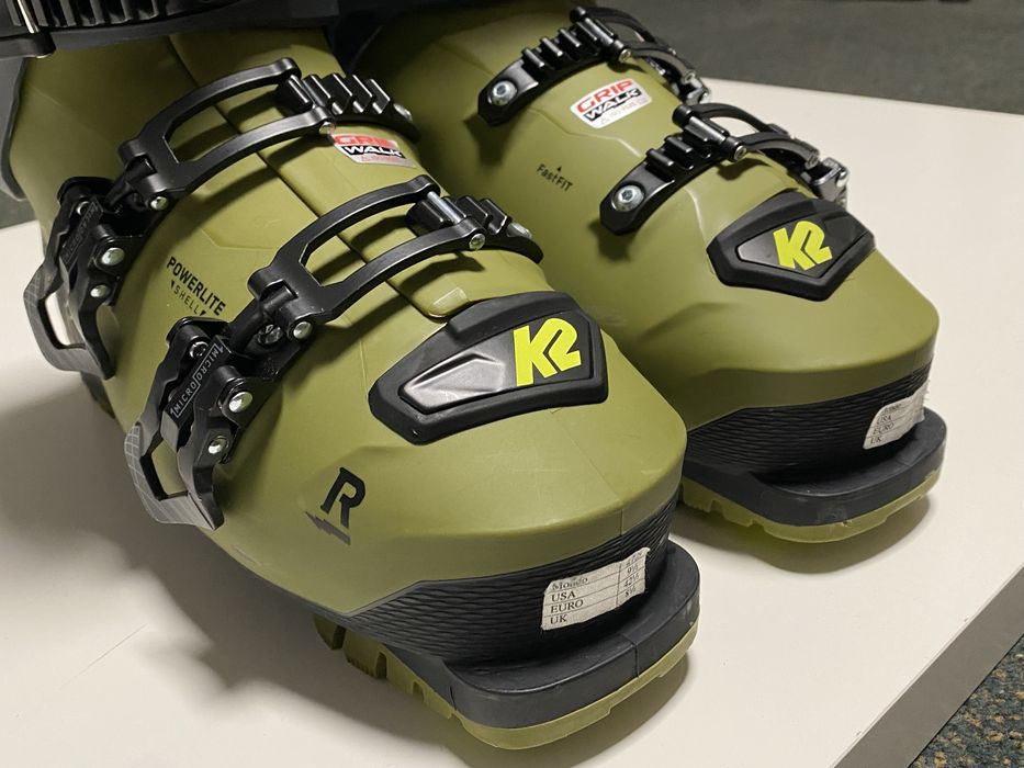 нови Ски обувки 42.5 р-р (27.5см), носени 2 спускания, K2 Recon MV 120