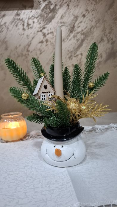 Aranjament pentru masă de craciun sau birou!