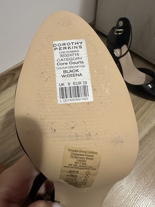 Обувки на ток Dorothy Perkins 39