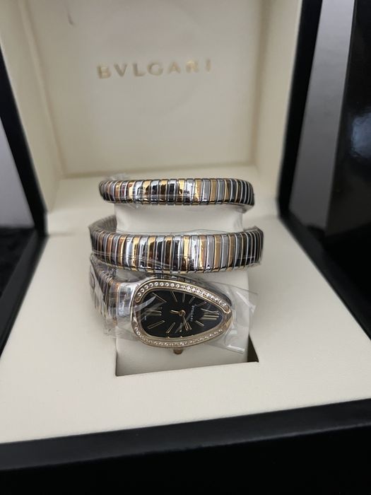 Часы змейка bvlgari