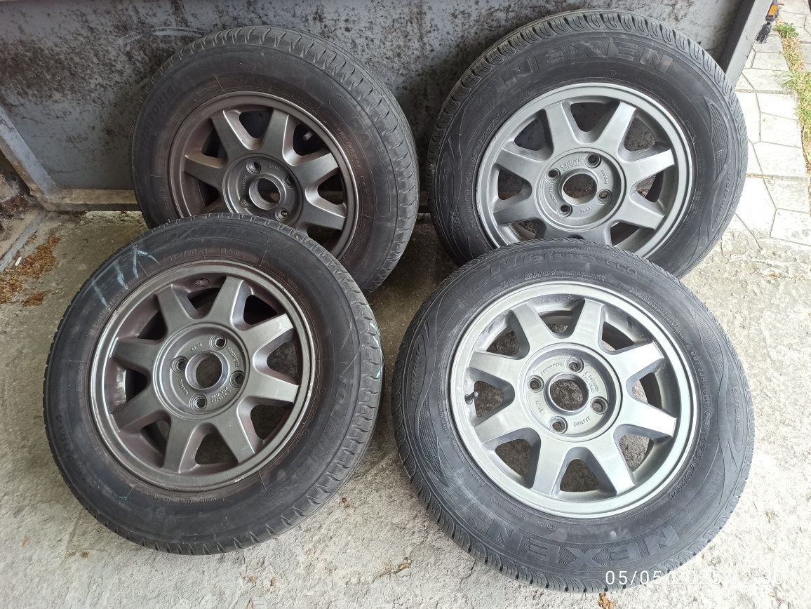 Алуминиеви джанти с летни гуми 14" 4х108