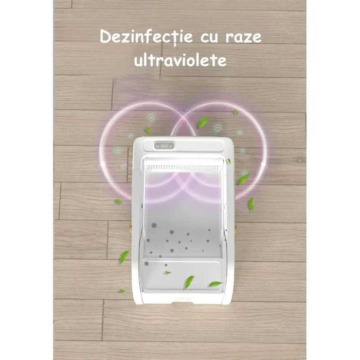 Litiera Automata ambrasmart pentru Pisici Control prin Aplicatie