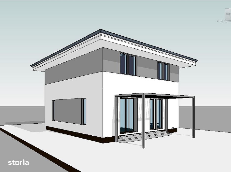 Teren de vânzare, cu autorizare proiect de casa,Dragomirești,