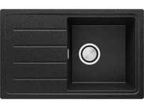 Кухненска Мивка от гранит Копенхаген 700-45 Easy 700 x 440 mm - Графит