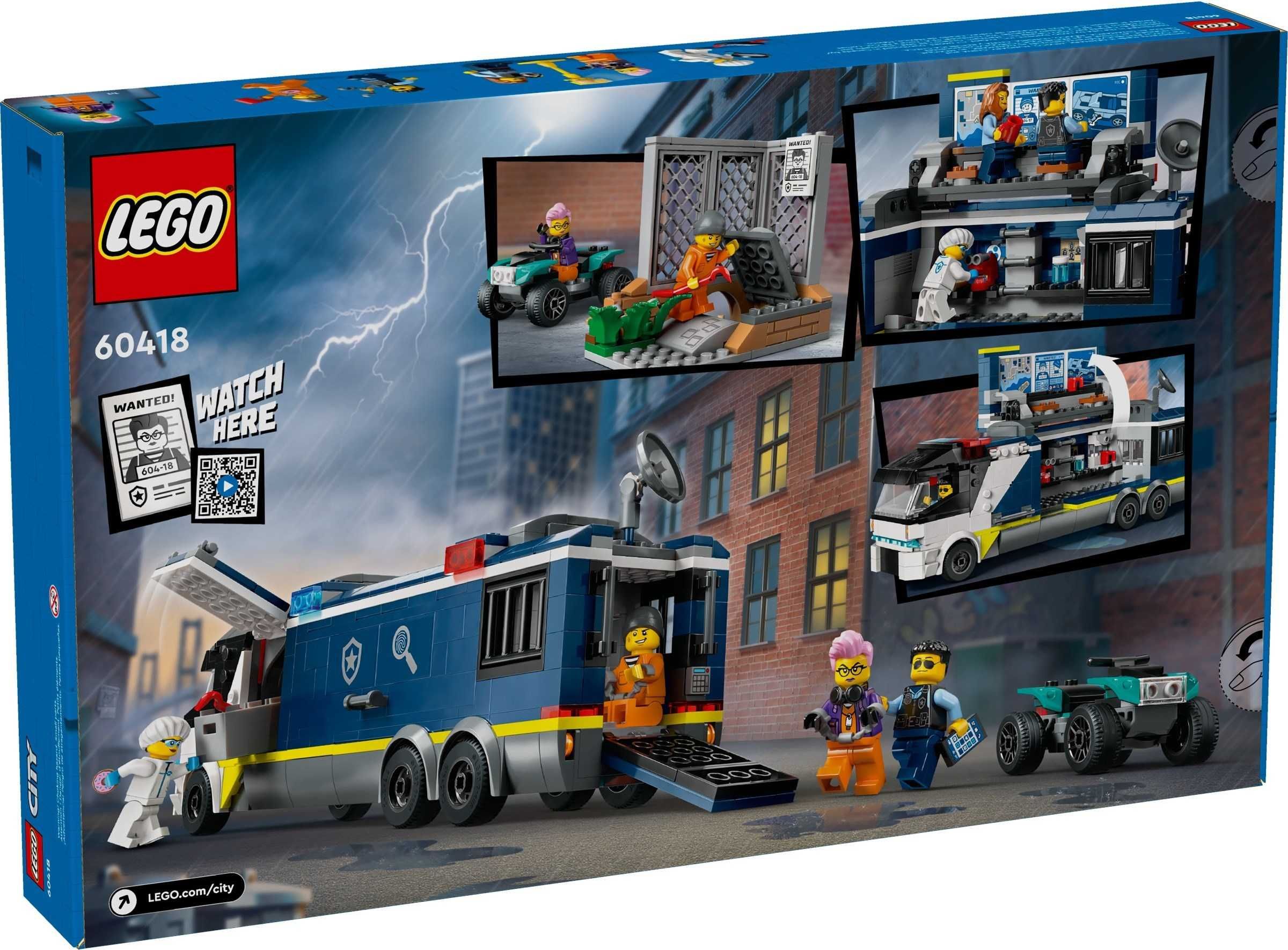 Vand LEGO City Police 60418: Police Mobile Crime Lab Truck (2024)