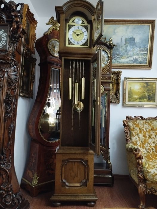 Ceas pendula de podea Kienzle 1981 cu pendul Westminster
