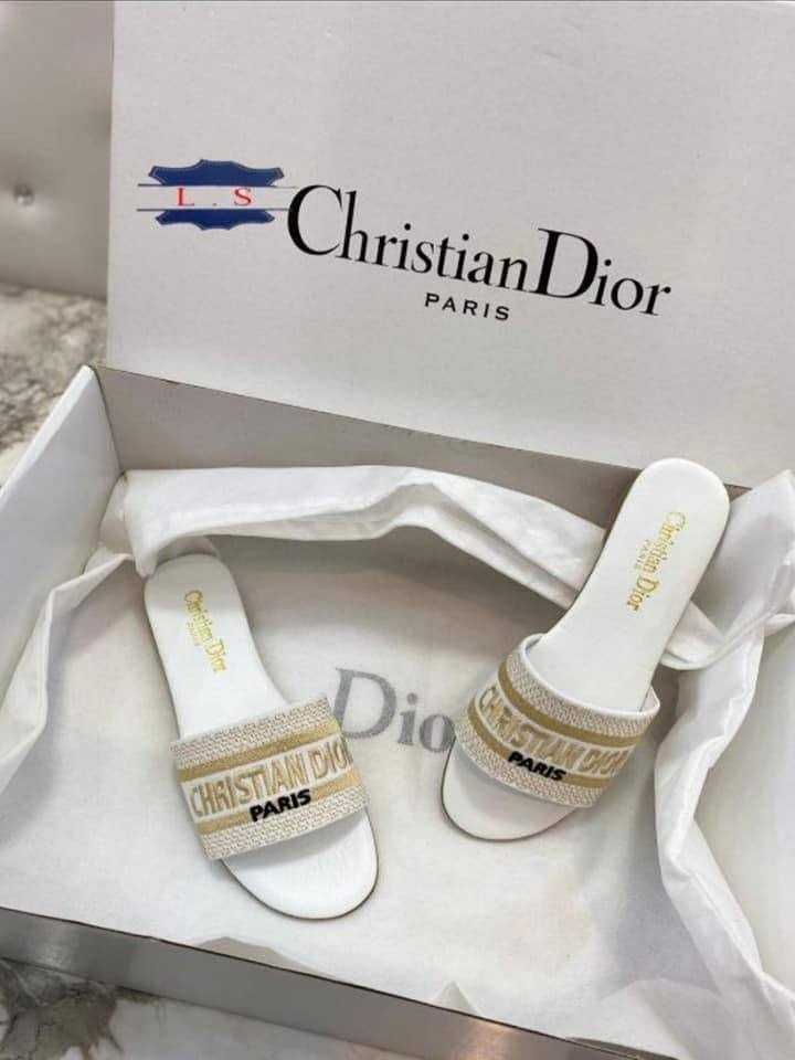 Луксозни дамски чехли Christian Dior