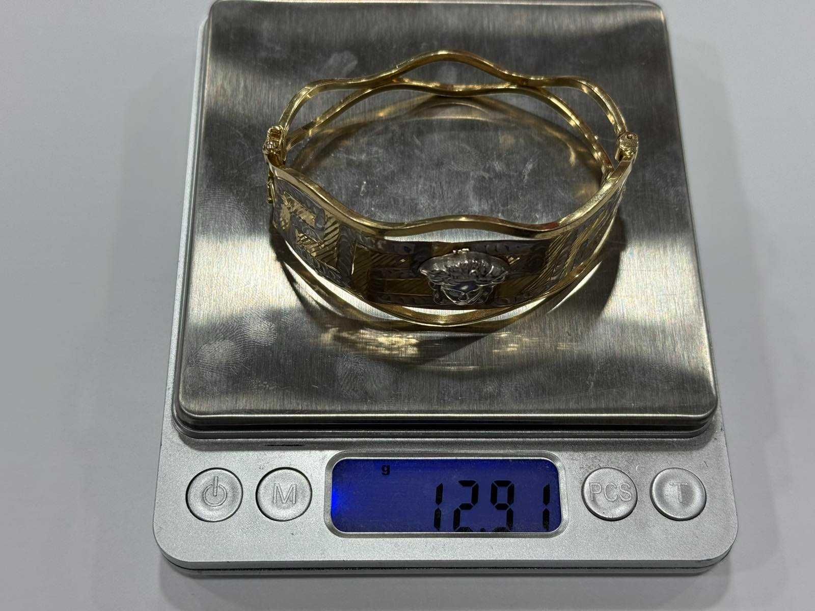 Златна дамска гривна / VERSACHE - 12.91гр. / 14 карата