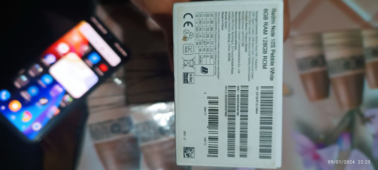 Redmi not 10 S xolati yaxshi karobka dakumint bor