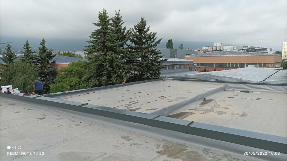 Производство на Капандури и Шапки за комини!Полагане на хидроизолации!