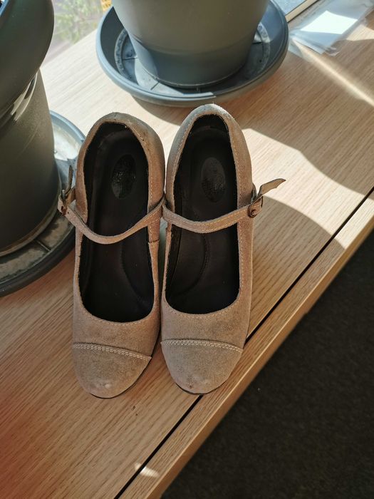 Дамски обувки, естествен велур, №37